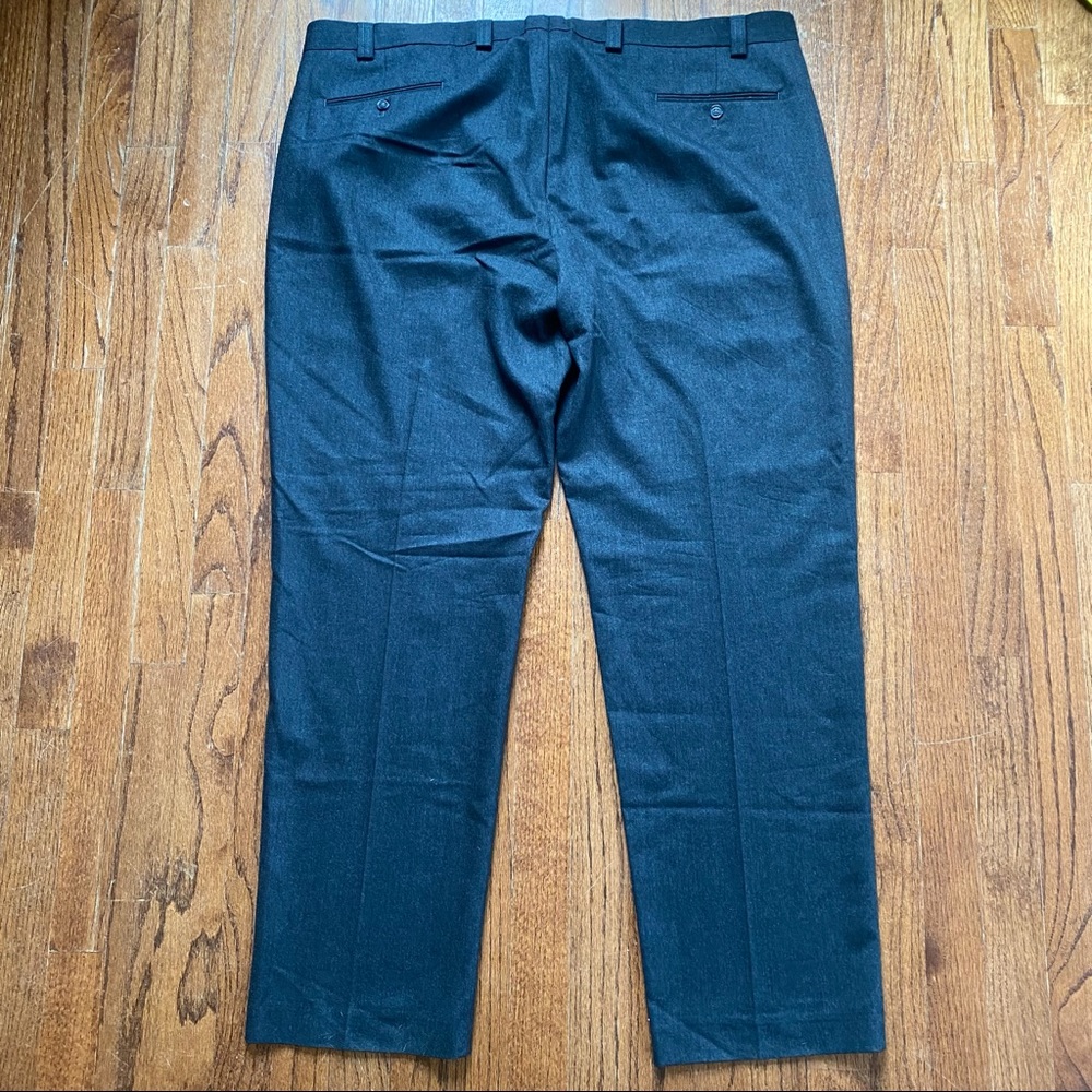 Lauren Ralph Lauren Dress Pants Mens Size 44 Wool Charcoal Grey Trousers - Picture 5 of 14